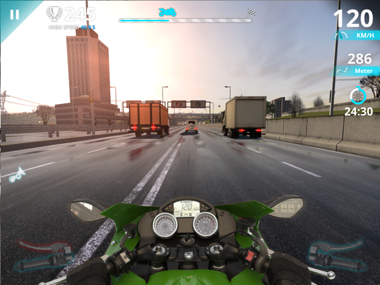 Screenshot #6 pour Motorbike: jeu de moto