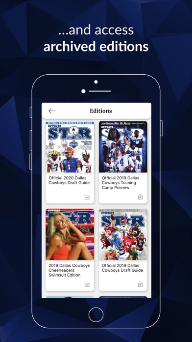 Dallas Cowboys Star Magazine Screenshot