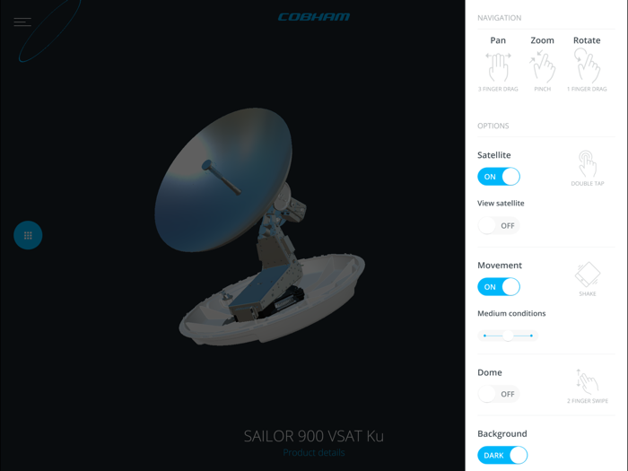 Cobham SATCOM 3D Catalogue