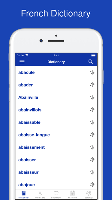 Dictionary of French Language Screenshot