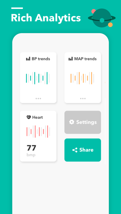 Blood Pressure App ++ Screenshot
