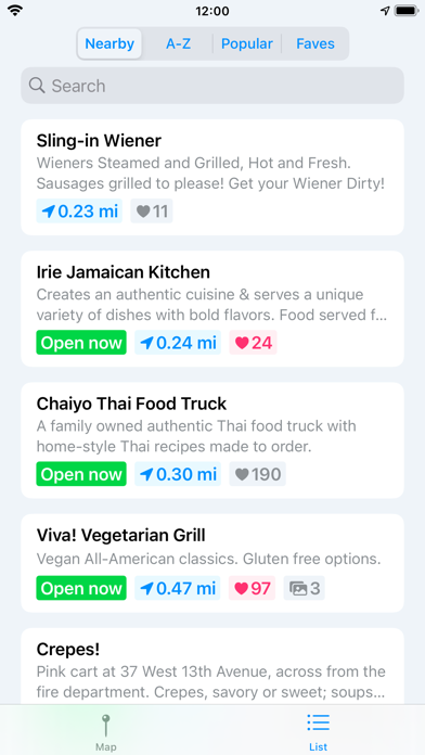 Street Food Eugene Screenshot