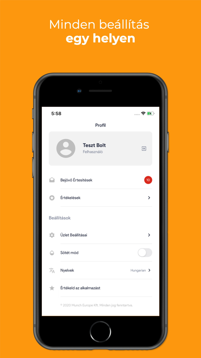 Munch - Store Manager