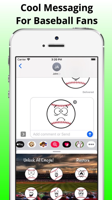 Home Run Baseball MLB Emojis Screenshot