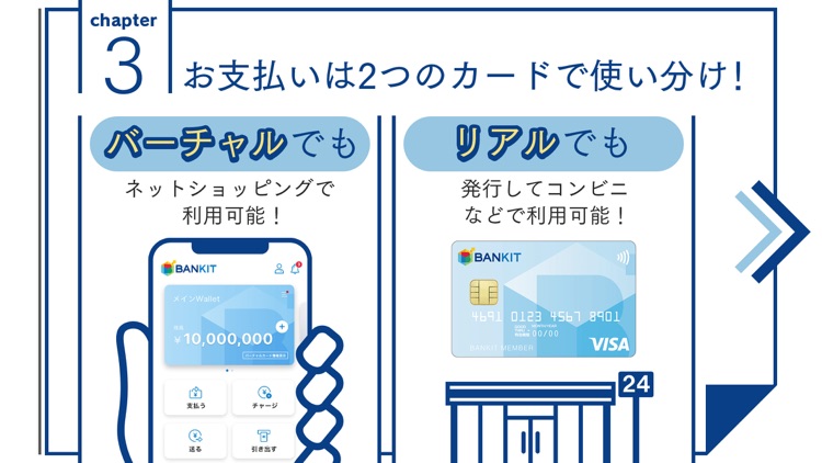 BANKIT プリペイドカードを簡単に作れるアプリ