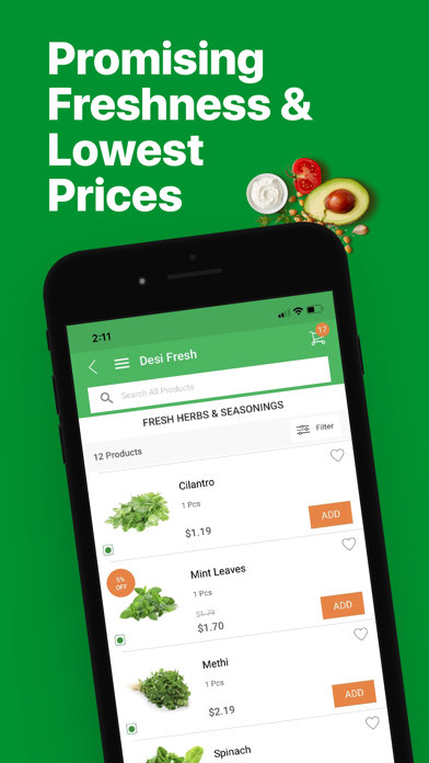 Screenshot #3 pour DesiFresh-Indian Grocery App