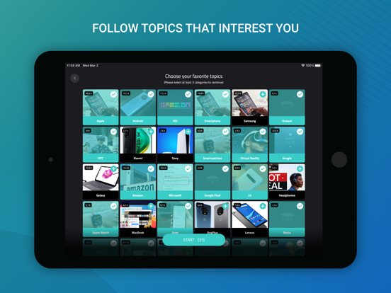 Geek Tech iPad screenshot 2 - News app