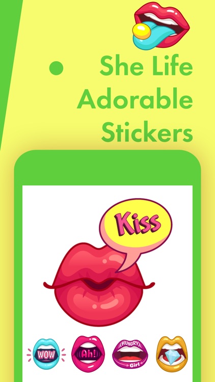 She Life Adorable Stickers