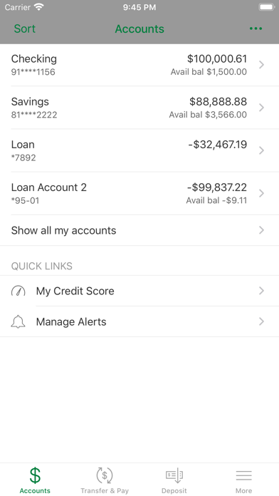 Conservation Employees' CU Screenshot