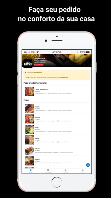 Kuskão Pizzaria Screenshot 1 - AppWisp.com Kuskão Pizzaria Screenshot 1 - AppWisp.com