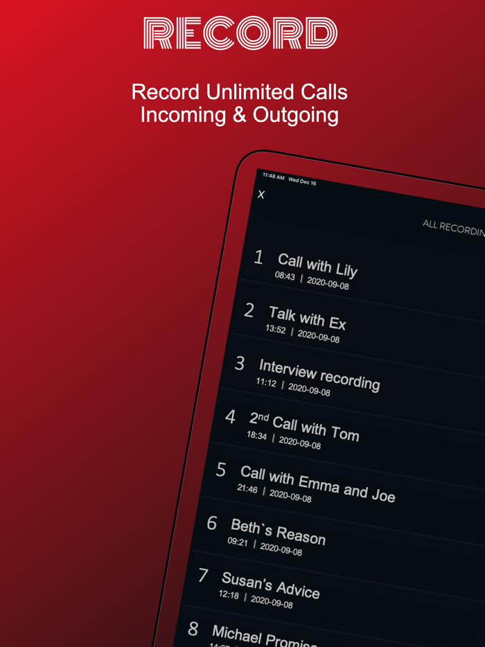 Ghi âm cuộc gọi ⁺