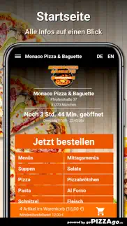 monaco pizza münchen iphone screenshot 2