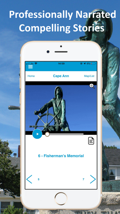 Scenic Cape Ann GPS Audio Tour Screenshot