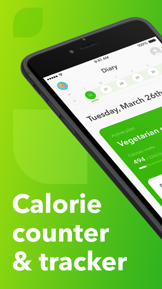 #1. Diet & Meal Planner by GetFit (iOS) 由: Appyfurious