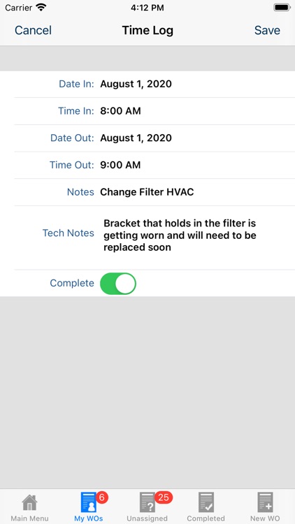 Maintenance Mobile screenshot-5