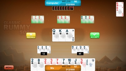Rummy 500 Classic fun game Screenshot