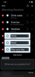 Morning Routine Checklist screenshot #4 for iPhone