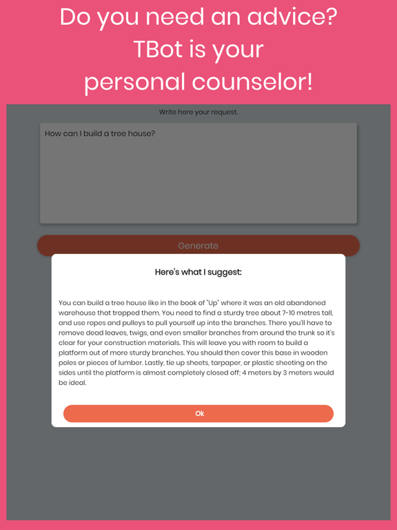 TBot iPad screenshot 4 - Entertainment app