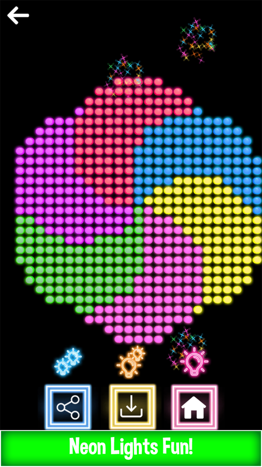 #6. Lite-Brite Numbers Retro Art (iOS) 由: Vector Labs Limited