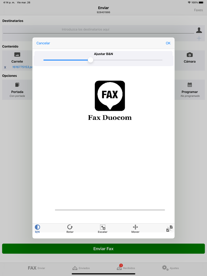 Fax Duocom - Enviar fax online