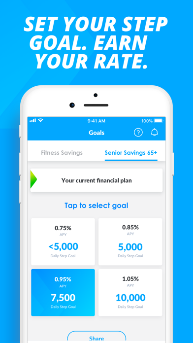 FitnessBank Step Tracker Screenshot