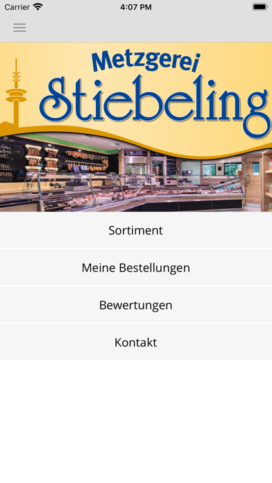 Metzgerei Stiebeling Screenshot