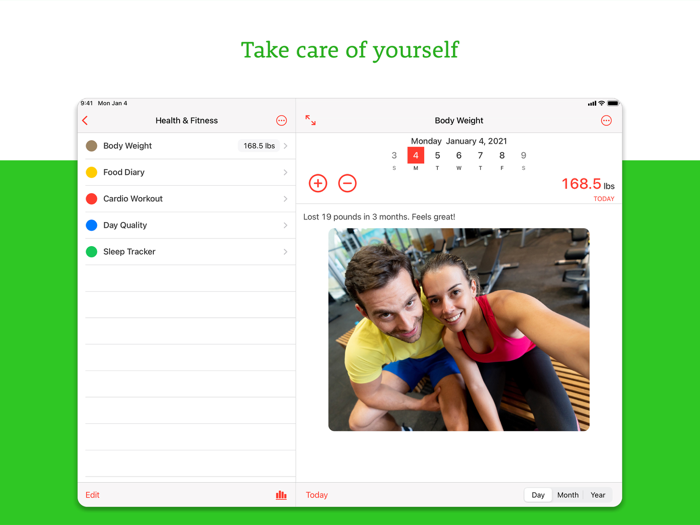 Daily Tracker Journal and Diary