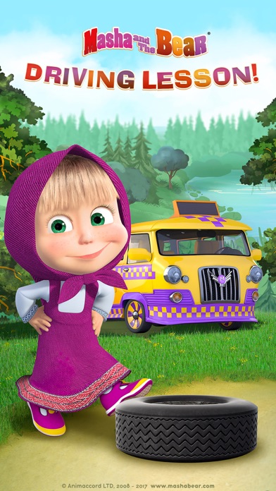 Masha and the Bear. Car Games Screenshot