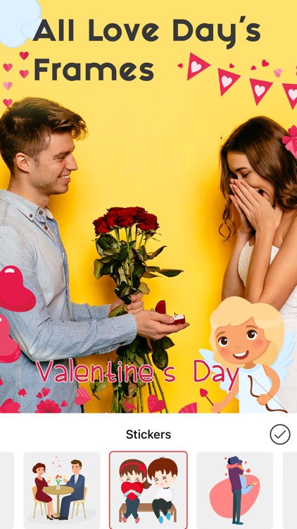 Valentine's Frames & Wishes screenshot-3