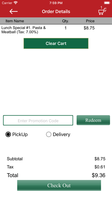 A & G PIZZA RESTAURANT Screenshot