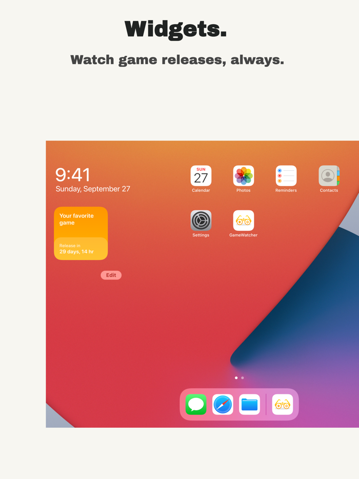 GameWatcher - Release Timer