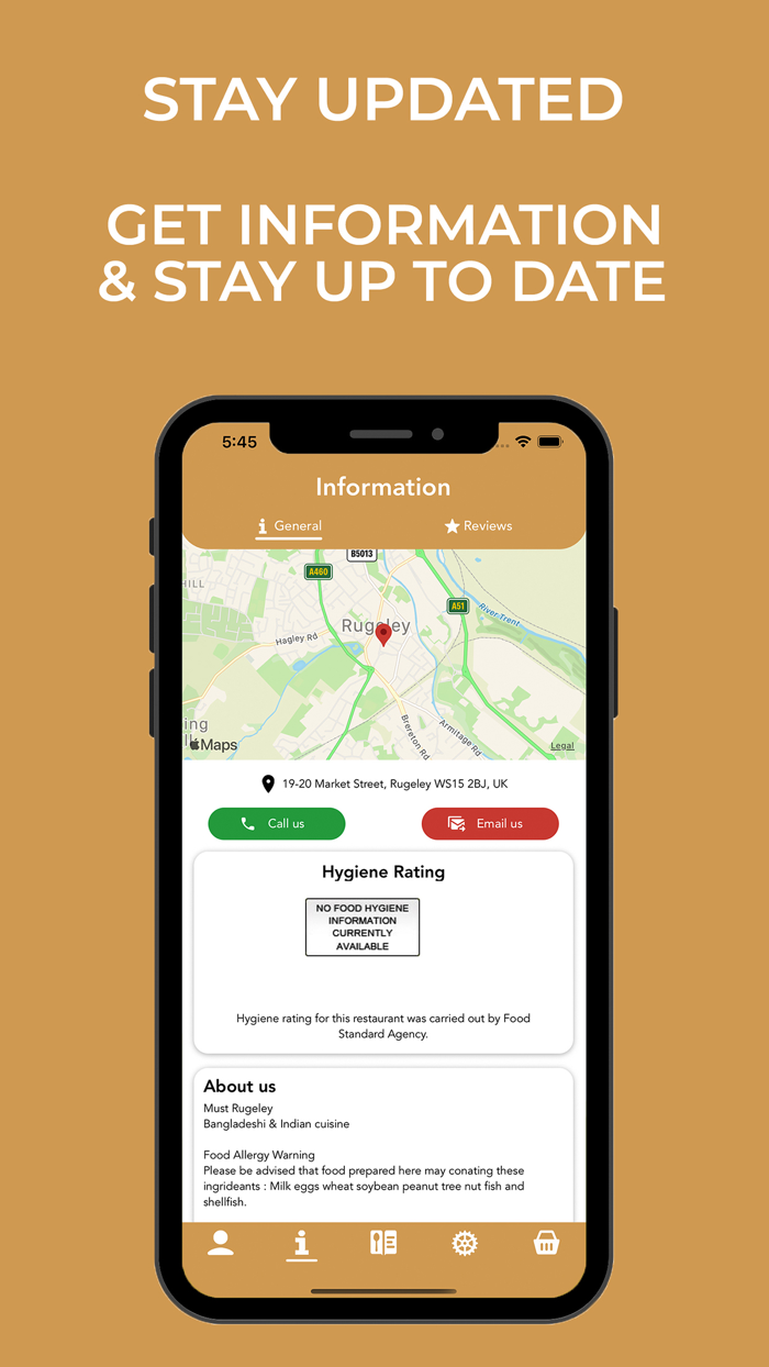 Must Rugeley Restaurant