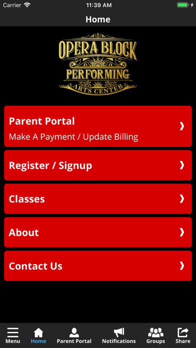 Opera Block Performing Arts Screenshot