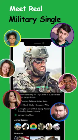 Game screenshot Military Dating App - MD Date hack