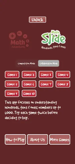 Game screenshot Math Slide: hundred, ten, one mod apk