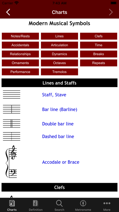 MusicTools Music Dictionary Screenshot