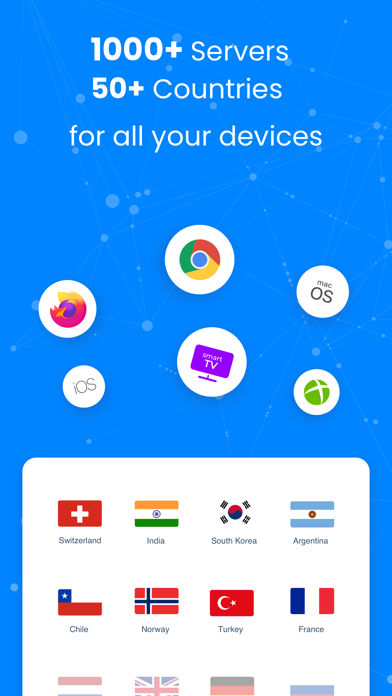 Screenshot #1 pour Push VPN: fast for better net