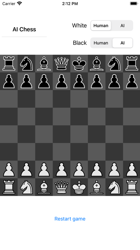 #1. AI Chess! (iOS) 由: Parth Dhakan