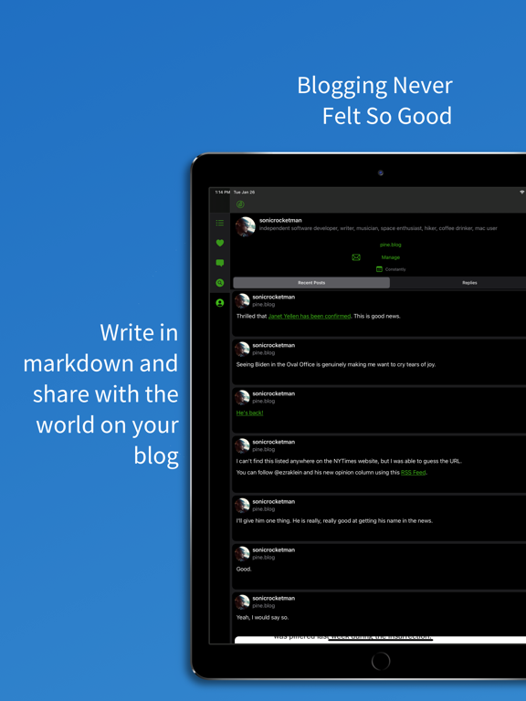 Screenshot #4 pour Pine.blog