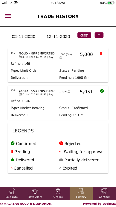 MALABAR GOLD BULLION Screenshot