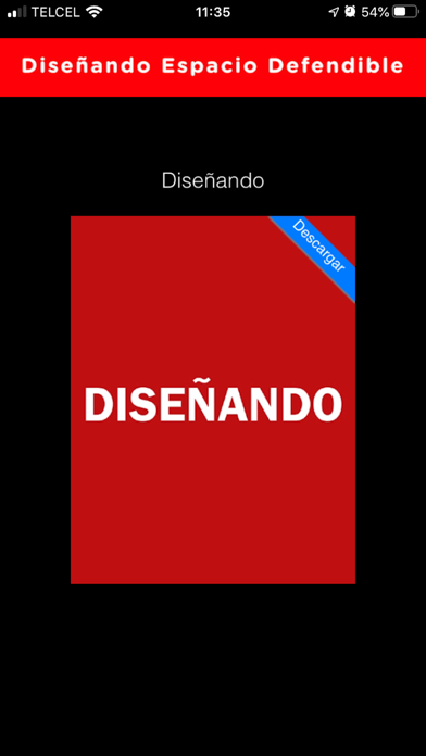 Screenshot #1 pour Diseñando Espacio Defendible