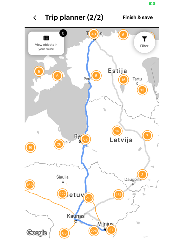 Screenshot #5 pour Baltic Trip Planner