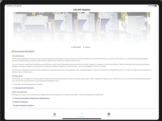 Screenshot #6 pour Eligibility