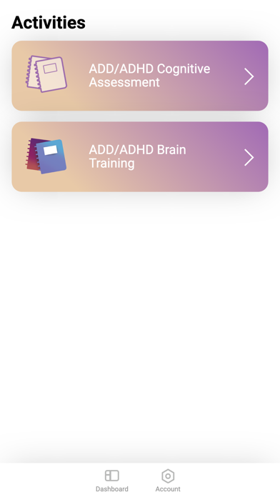 ADHD - Cognitive Research Screenshot