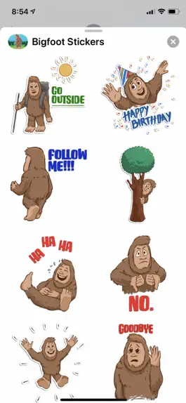 Game screenshot Bigfoot Stickers hack