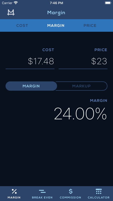 Screenshot #2 pour Cost Margin Calculator