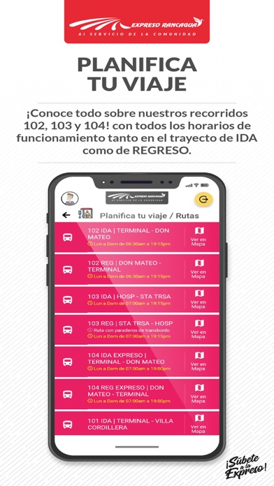 Expreso Rancagua Screenshot