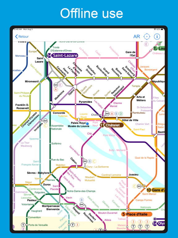 Screenshot #5 pour Metro FR - Paris, Lyon, Lille