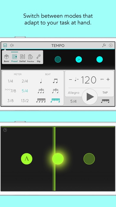 Tempo - Metronome with Setlist Screenshot