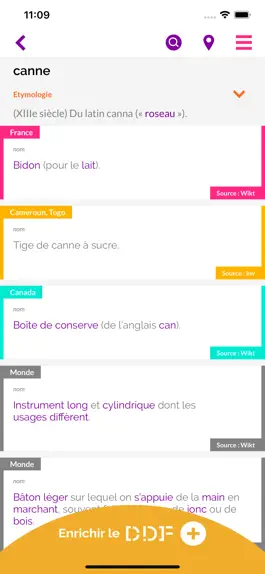 Game screenshot Dictionnaire des francophones apk